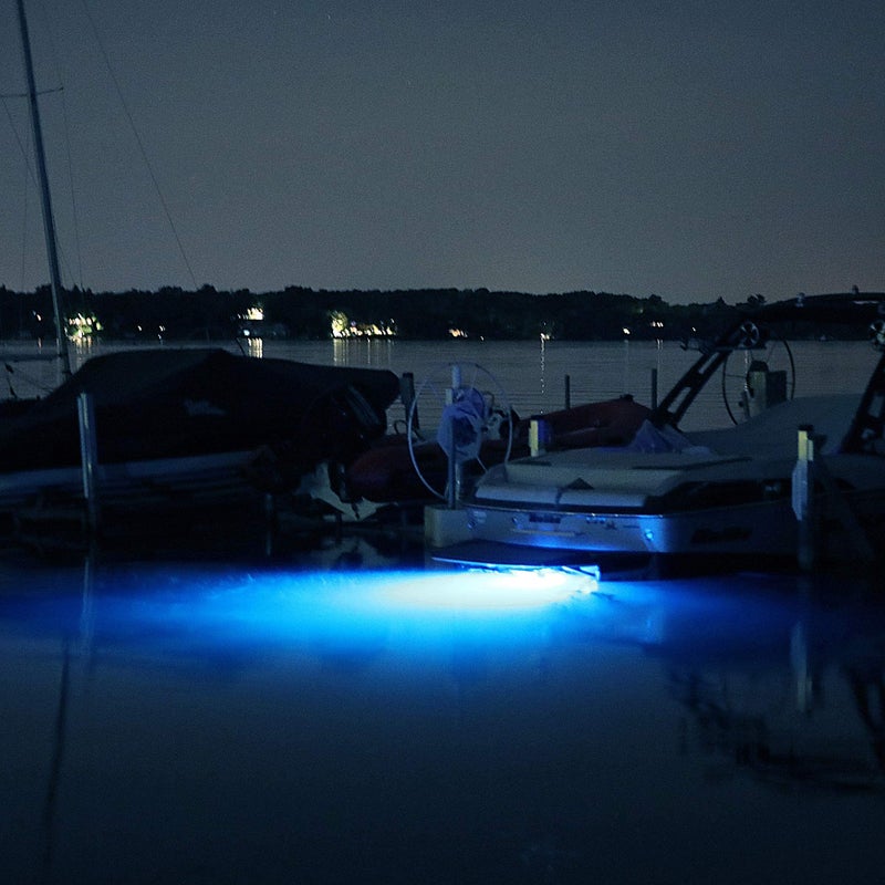 Tidal Wake Plug N' Play Underwater LED Boat Drain Plug Light for boats with 1/2" threaded Drains. No Wiring, No Holes to Drill Plugs into Accessory outlet, Add Lighting in Minutes! (Blue) - Image 3